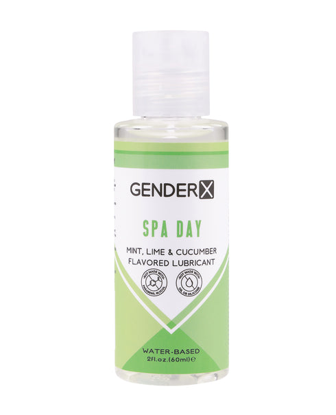 Día de spa con lubricante con sabor Gender X